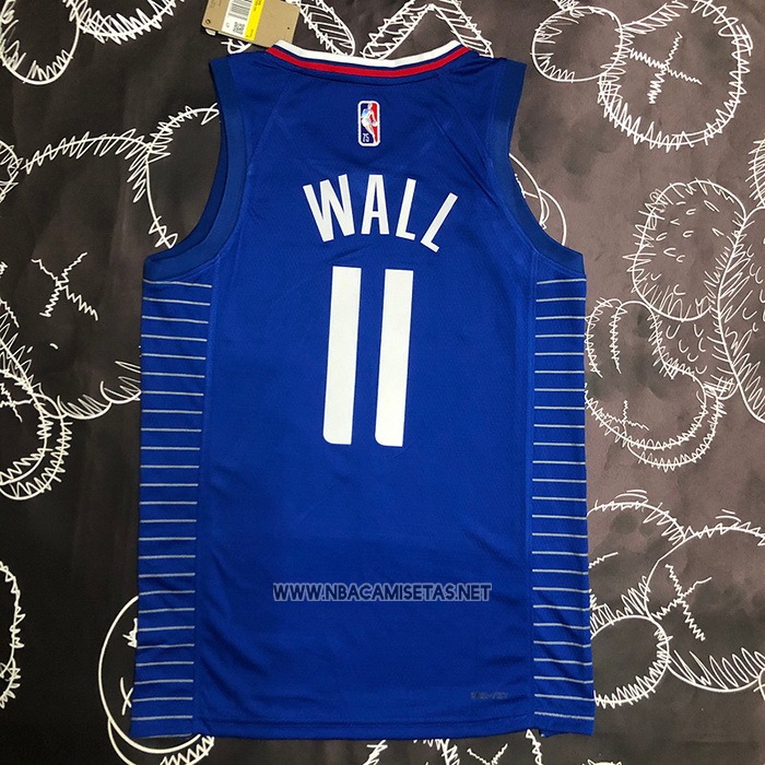 Camiseta Los Angeles Clippers John Wall NO 11 Icon 2020-21 Azul